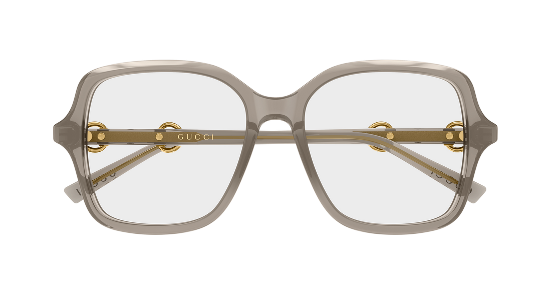 Glasögon gucci gg2217o 003 marron butterfly femenino storlek 53mm - Detaljvy