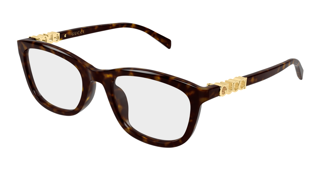 Occhiali da vista gucci gg2035oa 002 havana rectangular / squared femenino taglia 53mm - Vista principale