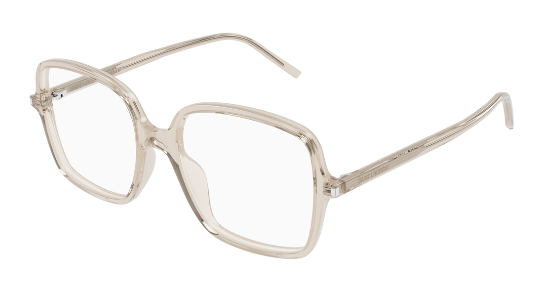 Occhiali da vista saint laurent sl 892 004 beige rectangular / squared femenino taglia 53mm - Vista principale