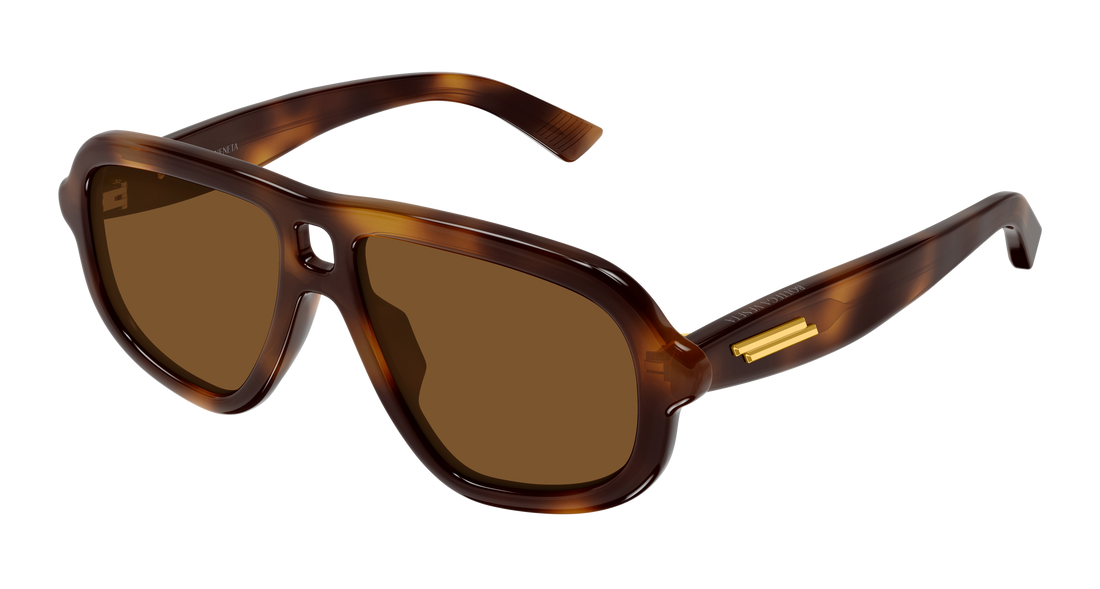 Sunčane naočale bottega veneta bv1494s 002 havana pilot/navigator unisex veličina 53mm - Glavni prikaz