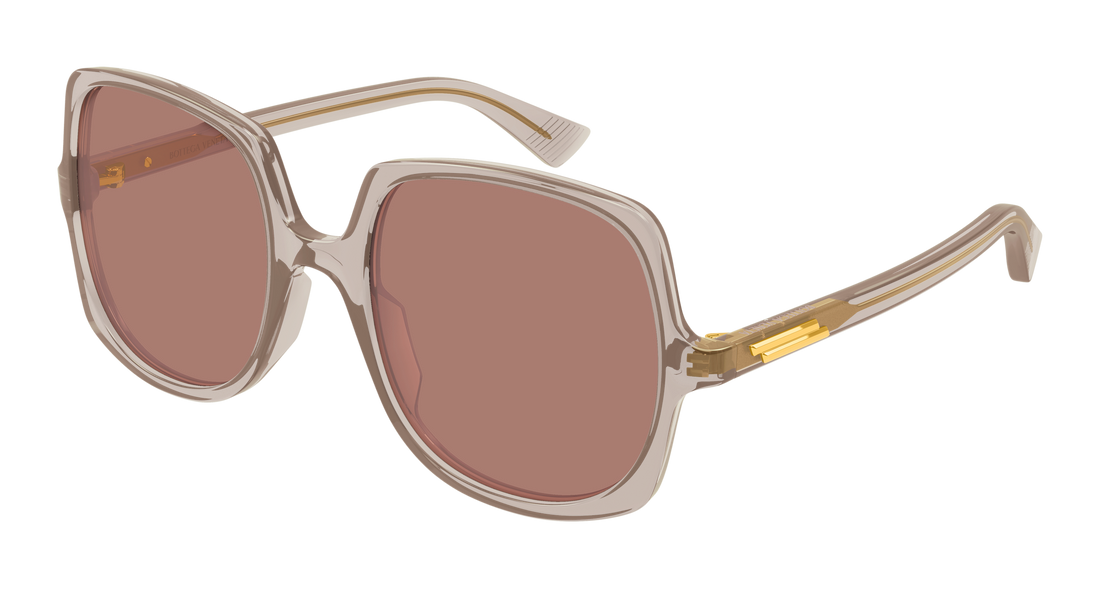 Sunčane naočale bottega veneta bv1498s 004 marron butterfly femenino veličina 55mm - Glavni prikaz