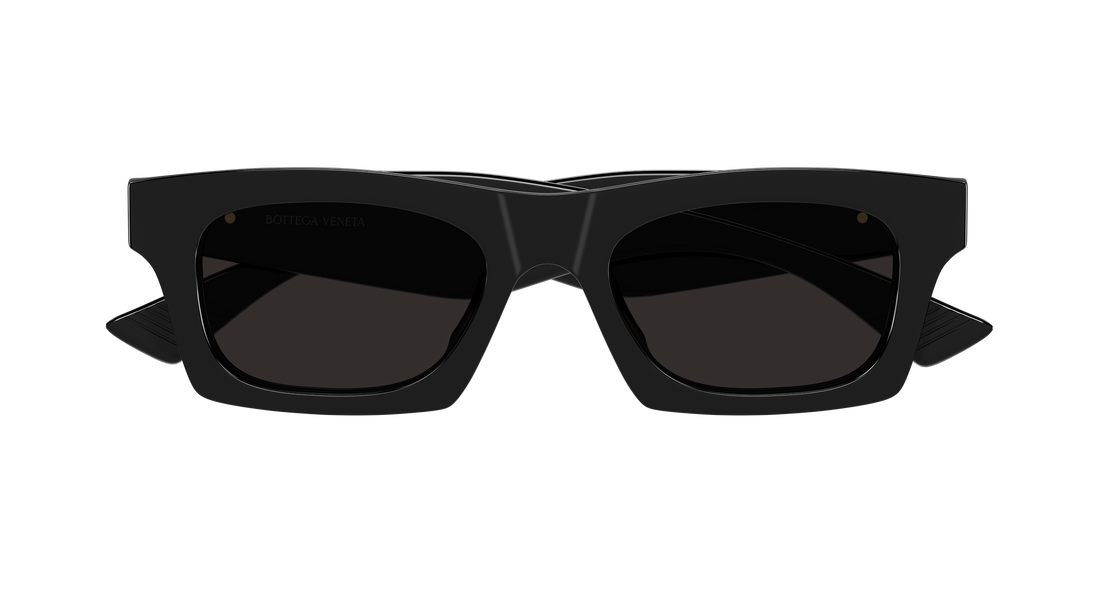 Occhiali da sole bottega veneta bv1457s 001 negro rectangular / squared unisex taglia 51mm - Vista dettagliata