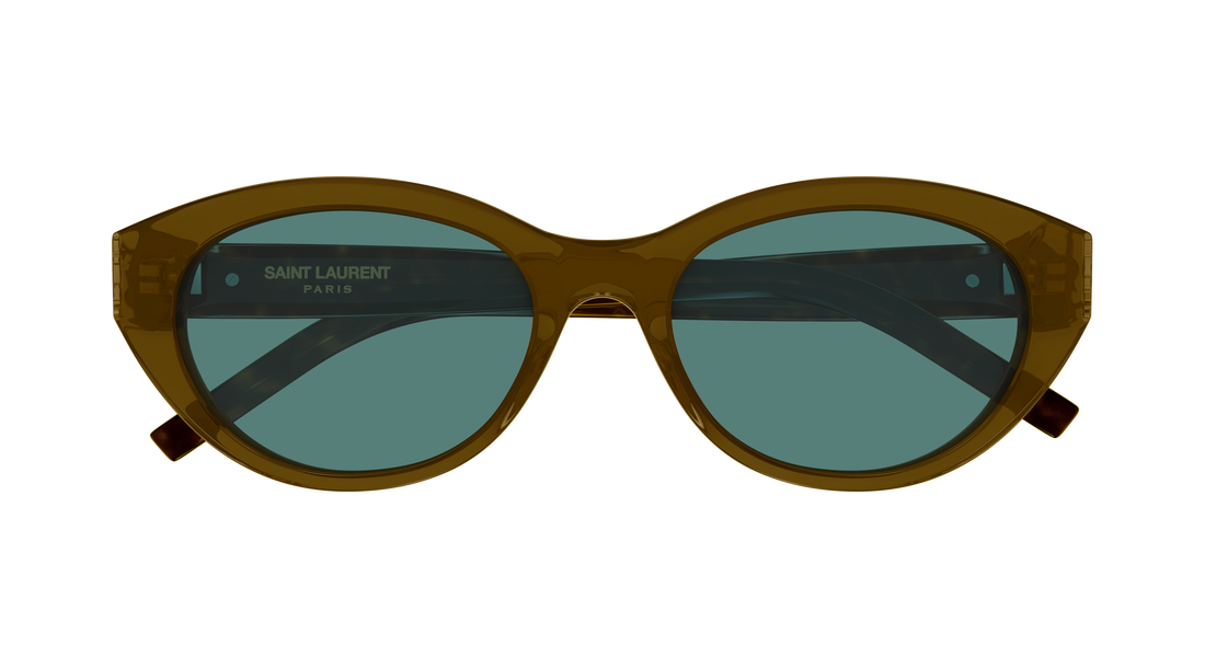Lunettes de soleil saint laurent sl m148 005 marron round/oval/panthos femenino taille 54mm - Vue détaillée