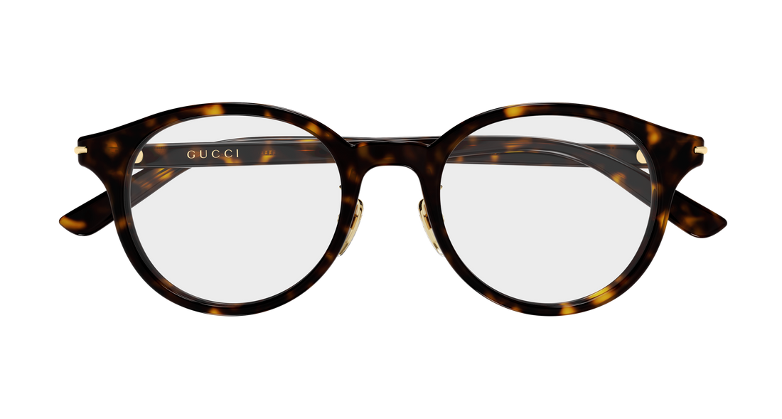 Brillen gucci gg2142oj 002 havana round/oval/panthos masculino größe 49mm - Detailansicht