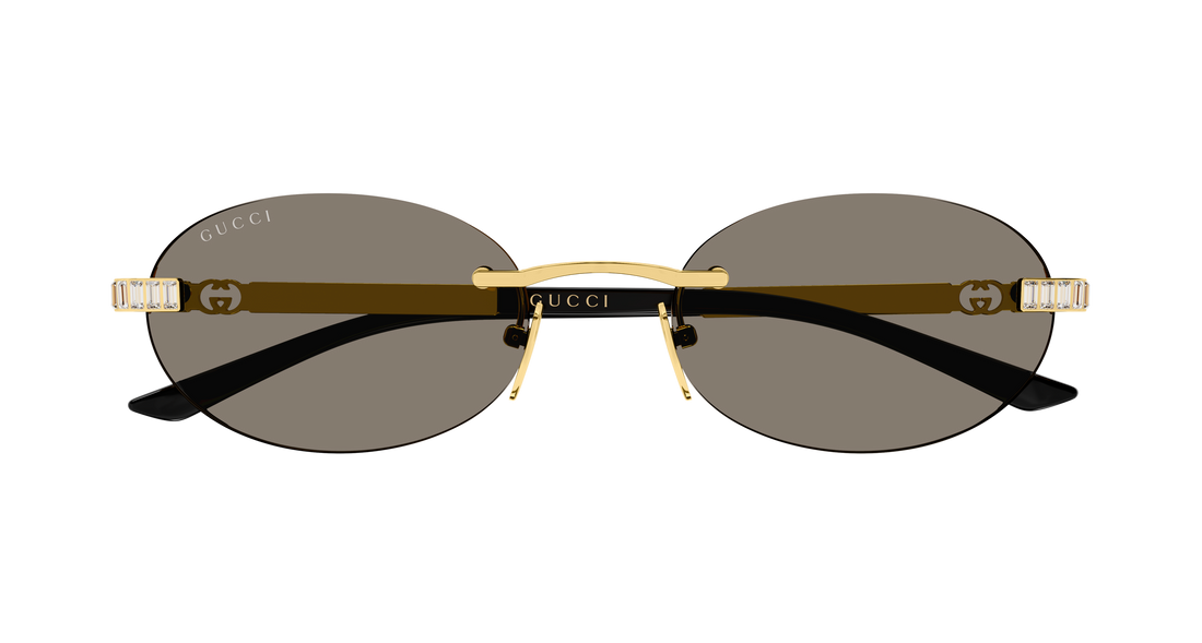 Sunčane naočale gucci gg2214s 003 dorado round/oval/panthos femenino veličina 55mm - Detaljni prikaz
