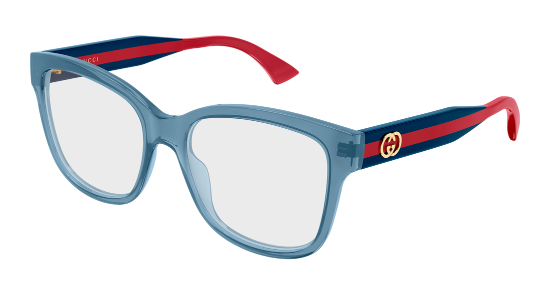 Occhiali da vista gucci gg0038onn 004 azul butterfly femenino taglia 54mm - Vista principale