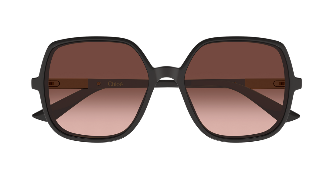 Gafas de sol chloé ch0362s 003 gris geometrical/directional femenino talla 55mm - Vista de detalle