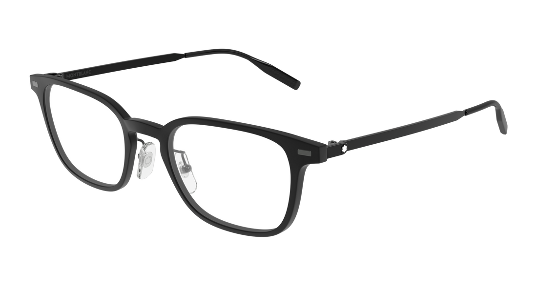 Prescription glasses montblanc mb0467ol 014 negro rectangular / squared masculino size 57mm - Main view