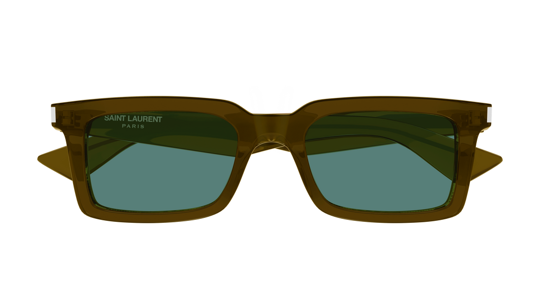Solbriller saint laurent sl 860 004 marron rectangular / squared masculino størrelse 52mm - Detaljeret visning