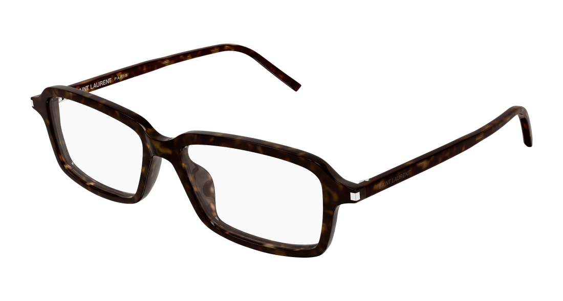 Lunettes de vue saint laurent sl 938 opt 005 havana rectangular / squared masculino taille 53mm - Vue principale