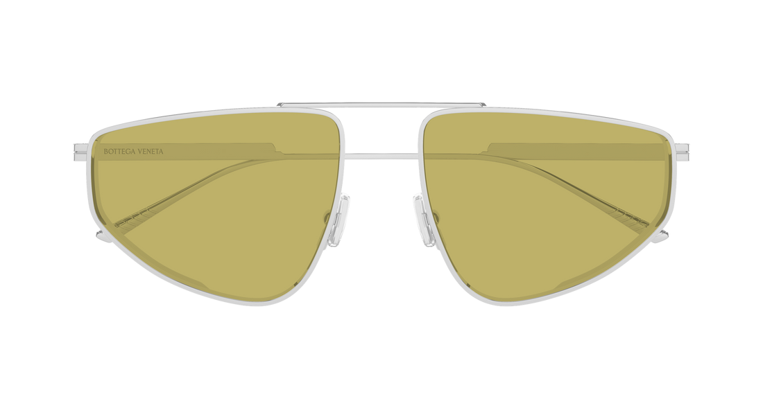 Sunglasses bottega veneta bv1466s 003 plateado pilot/navigator femenino size 59mm - Detailed view