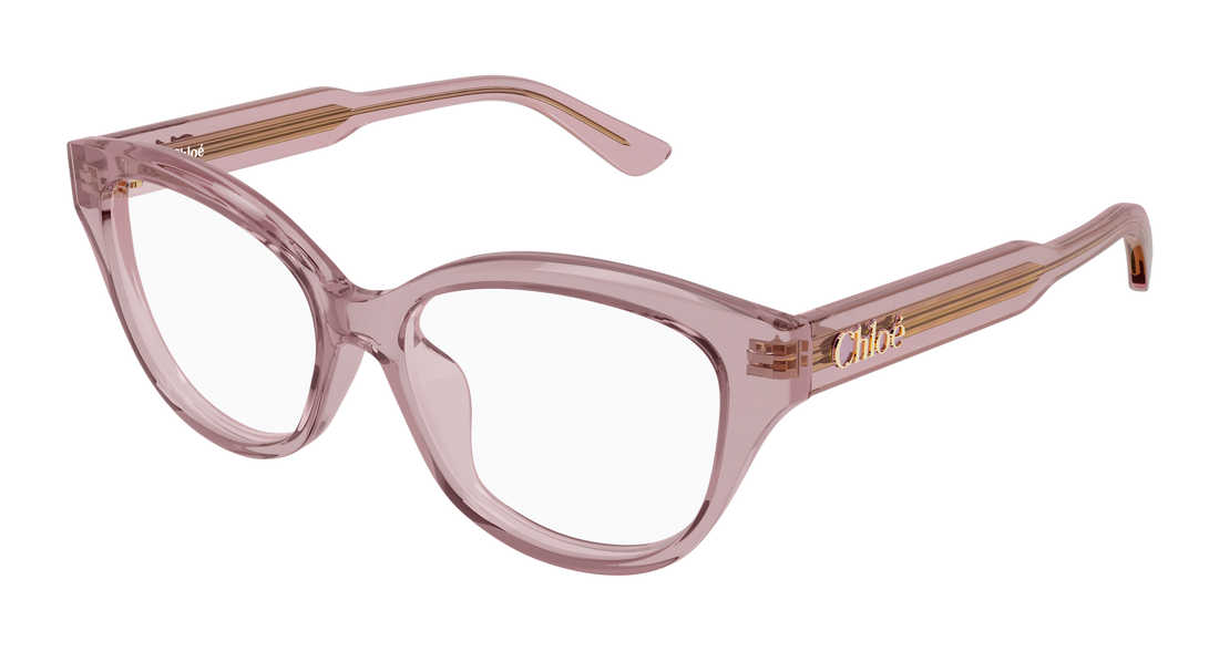 Óculos graduados chloé ch0381ol 004 rosa cat eye femenino tamanho 51mm - Vista principal