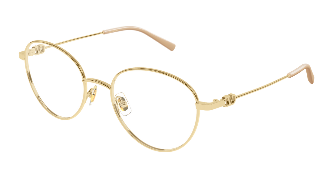 Occhiali da vista valentino vg0031o 001 dorado round/oval/panthos femenino taglia 52mm - Vista principale