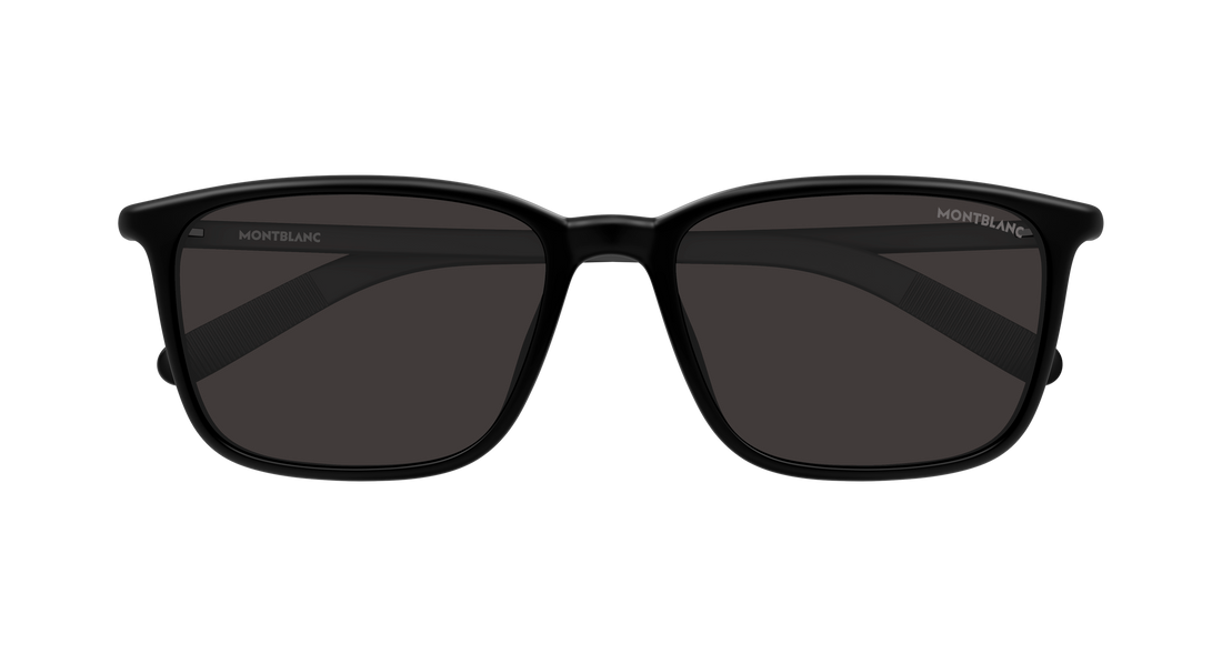 Sonnenbrillen montblanc mb0528sa 001 negro rectangular / squared masculino größe 56mm - Detailansicht