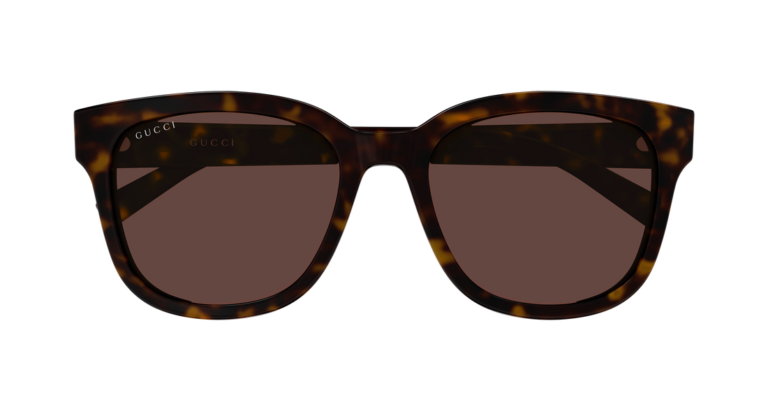 Lunettes de soleil gucci gg2126sk 002 havana round/oval/panthos femenino taille 55mm - Vue détaillée