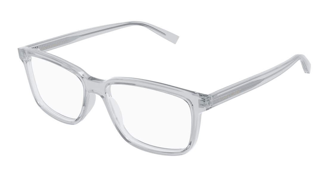 Lunettes de vue saint laurent sl 458 009 gris rectangular / squared masculino taille 58mm - Vue principale