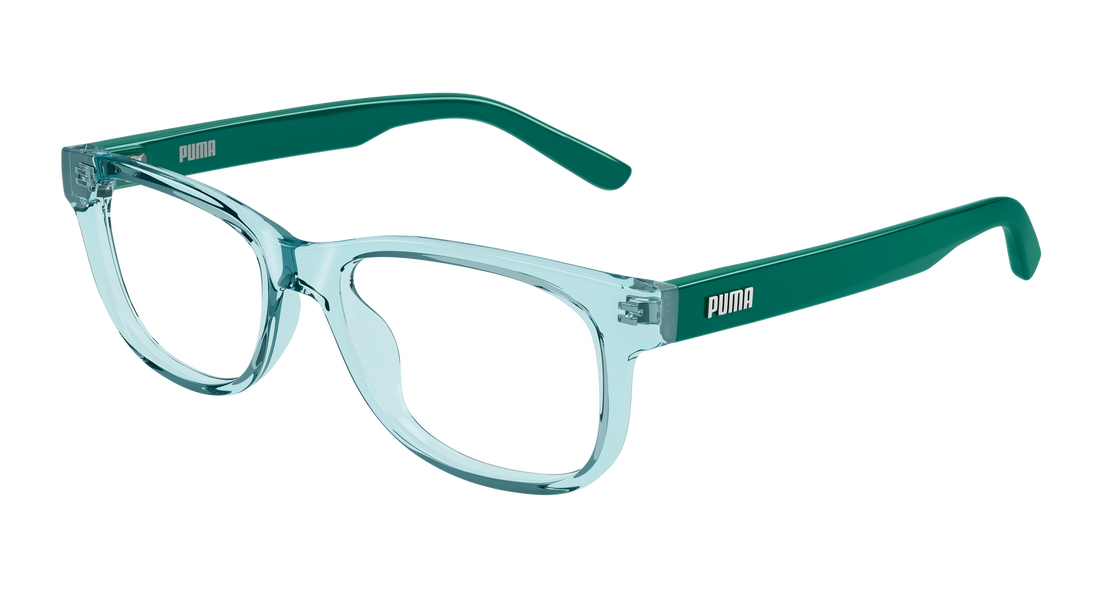 Dioptrijske naočale puma pj0093o 006 verde rectangular / squared infantil veličina 50mm - Glavni prikaz