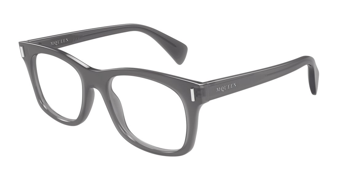 Gafas graduadas alexander mcqueen am0551o 003 gris rectangular / squared masculino talla 52mm - Vista principal