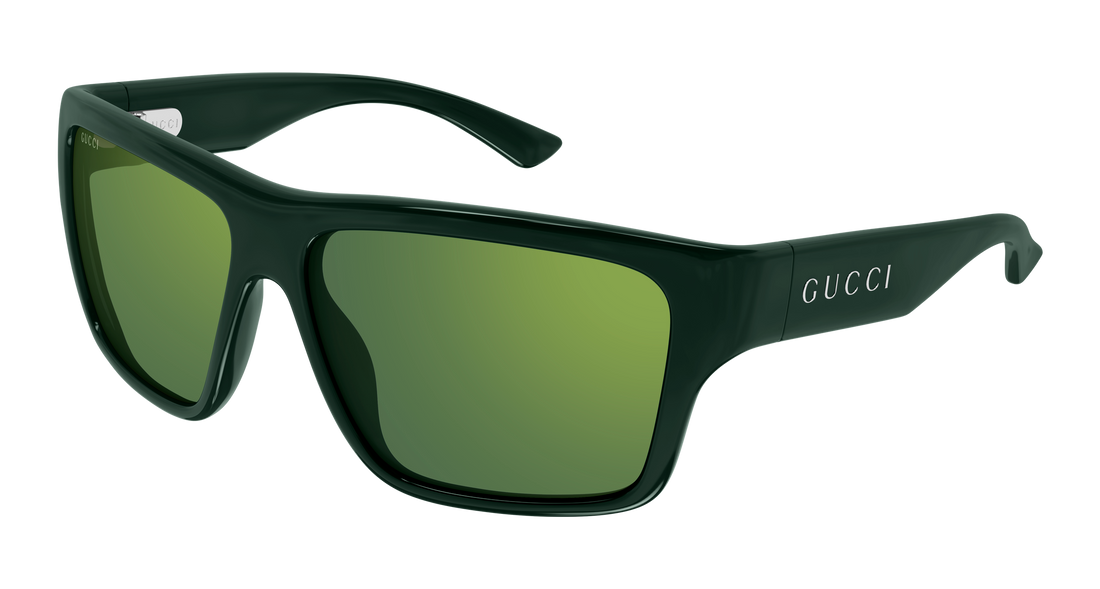 Sunčane naočale gucci gg2239s 003 verde geometrical/directional masculino veličina 59mm - Glavni prikaz