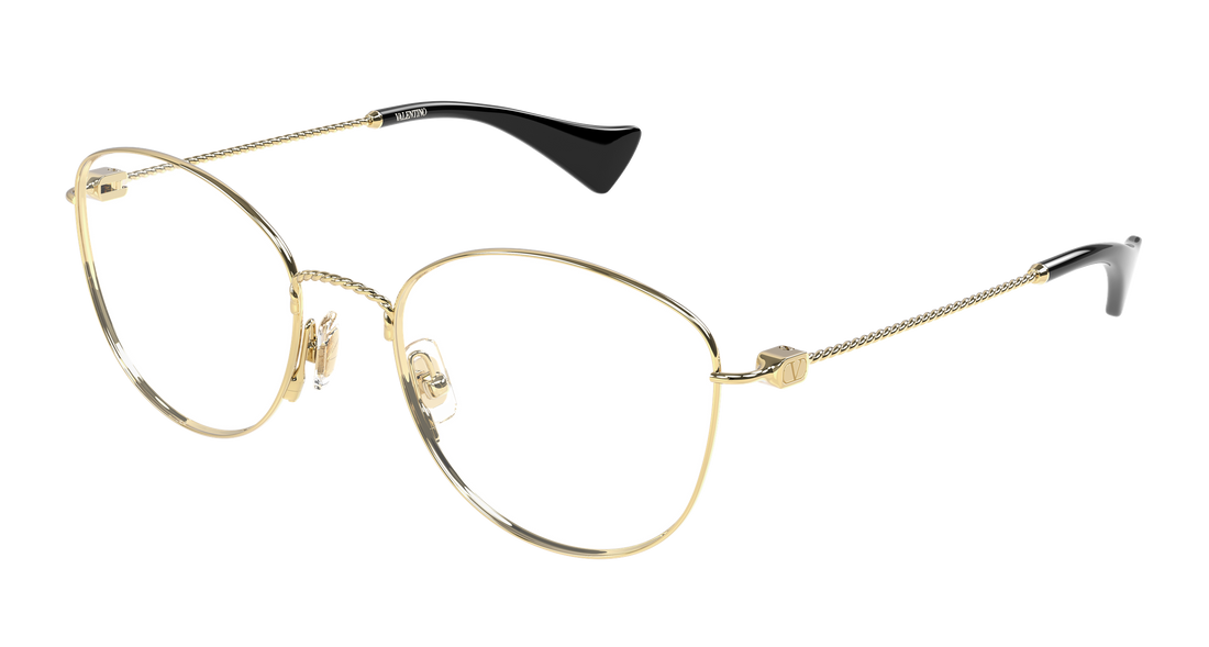 Dioptrijske naočale valentino vg0064o 001 dorado round/oval/panthos femenino veličina 52mm - Glavni prikaz