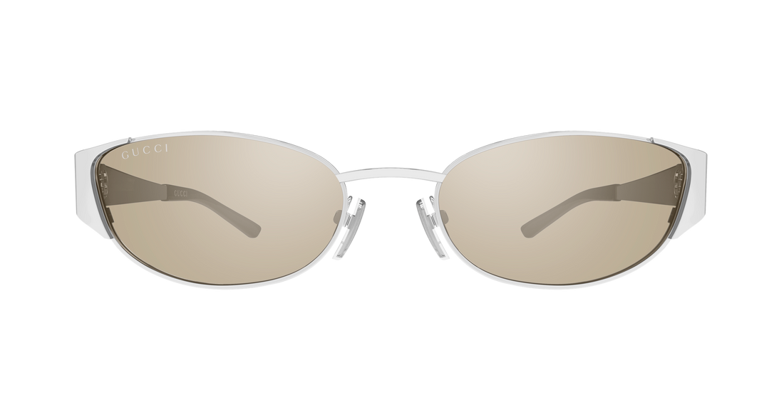 Sunčane naočale gucci gg2197s 002 plateado round/oval/panthos femenino veličina 55mm - Detaljni prikaz
