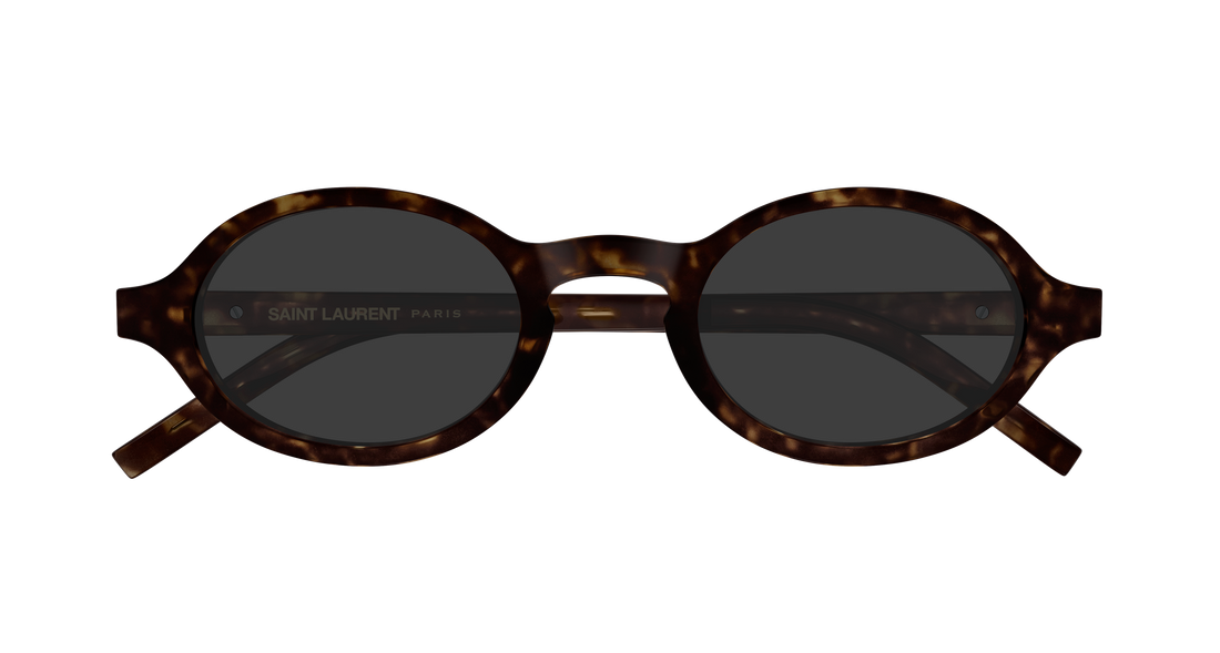 Gafas de sol saint laurent sl m161 002 havana round/oval/panthos unisex talla 48mm - Vista de detalle
