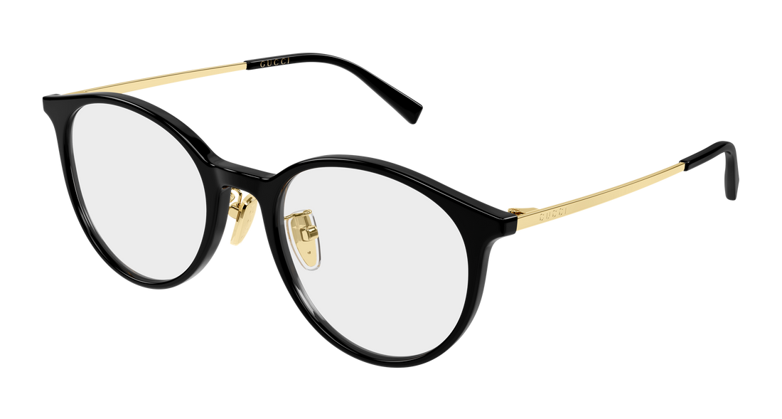 Occhiali da vista gucci gg2148oa 001 negro round/oval/panthos femenino taglia 53mm - Vista principale