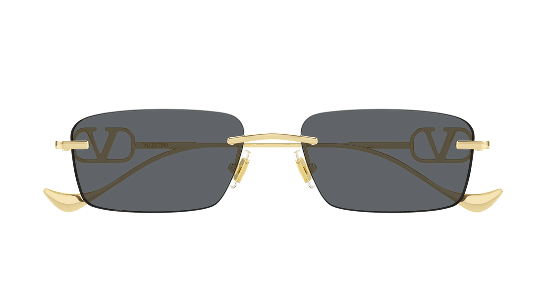 Solbriller valentino vg0067s 001 dorado rectangular / squared femenino størrelse 55mm - Detaljeret visning
