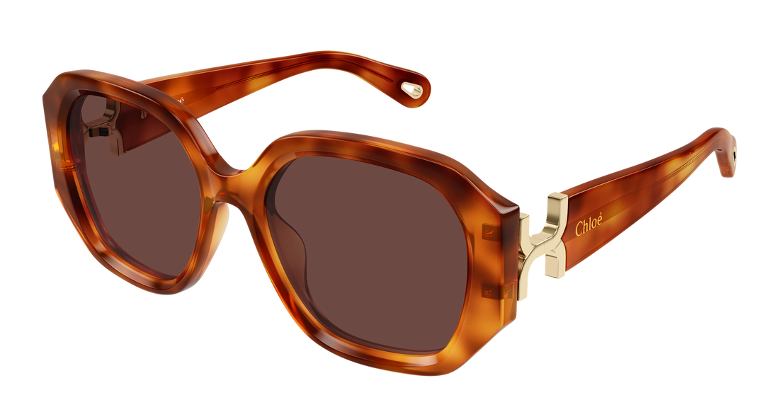 Gafas de sol chloé ch0236s 006 havana rectangular / squared femenino talla 56mm - Vista principal