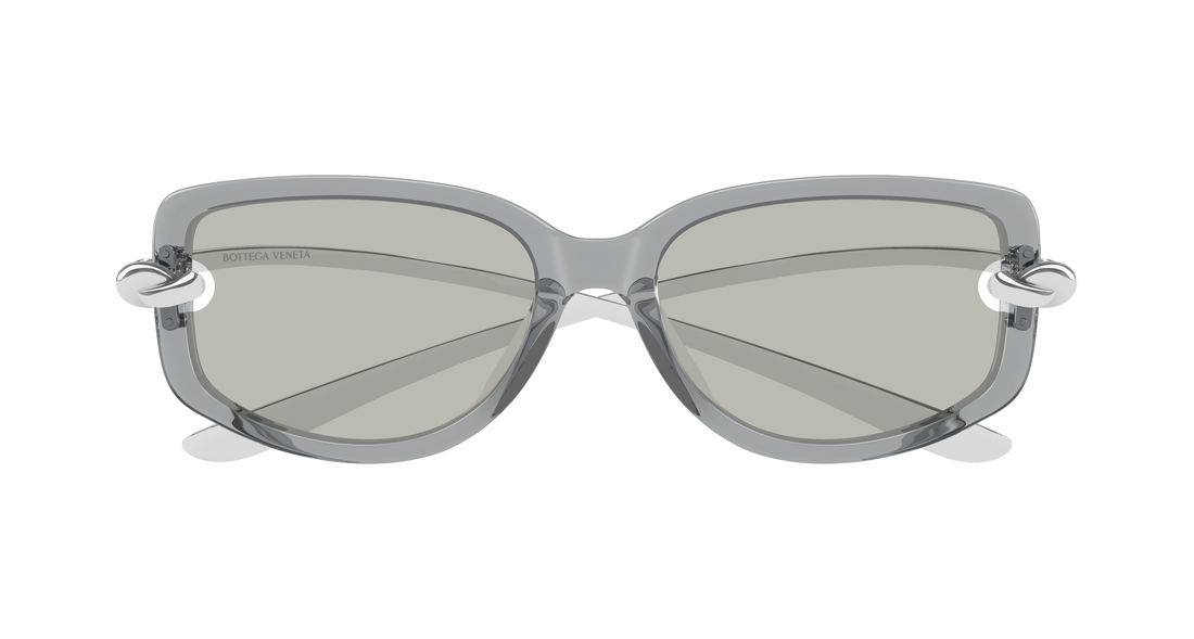 Sonnenbrillen bottega veneta bv1440sa 004 gris geometrical/directional femenino größe 59mm - Detailansicht