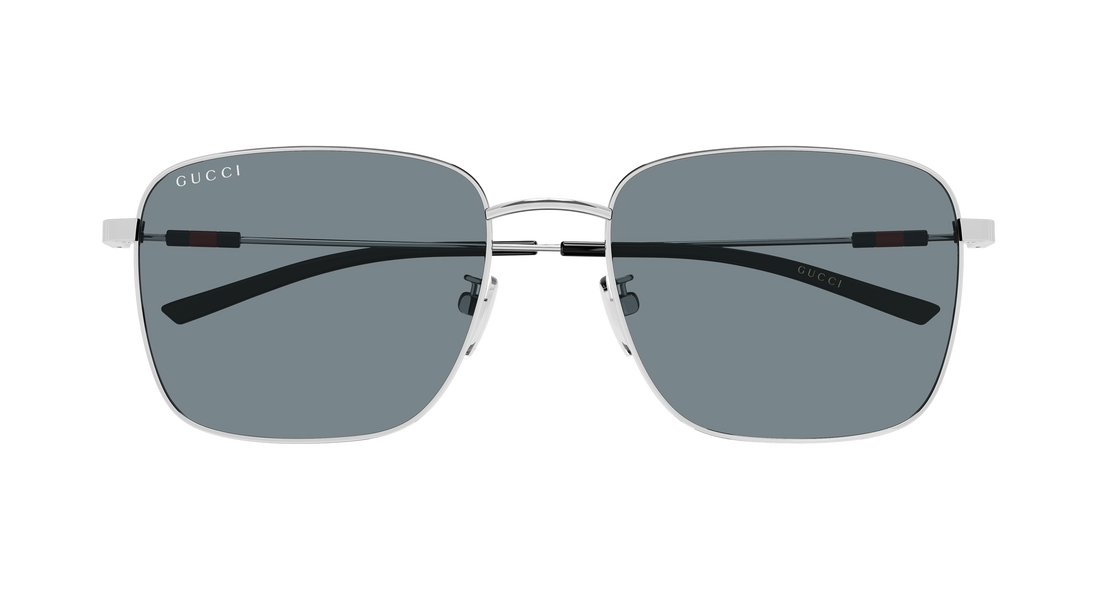 Sonnenbrillen gucci gg2097sk 003 plateado rectangular / squared masculino größe 58mm - Detailansicht