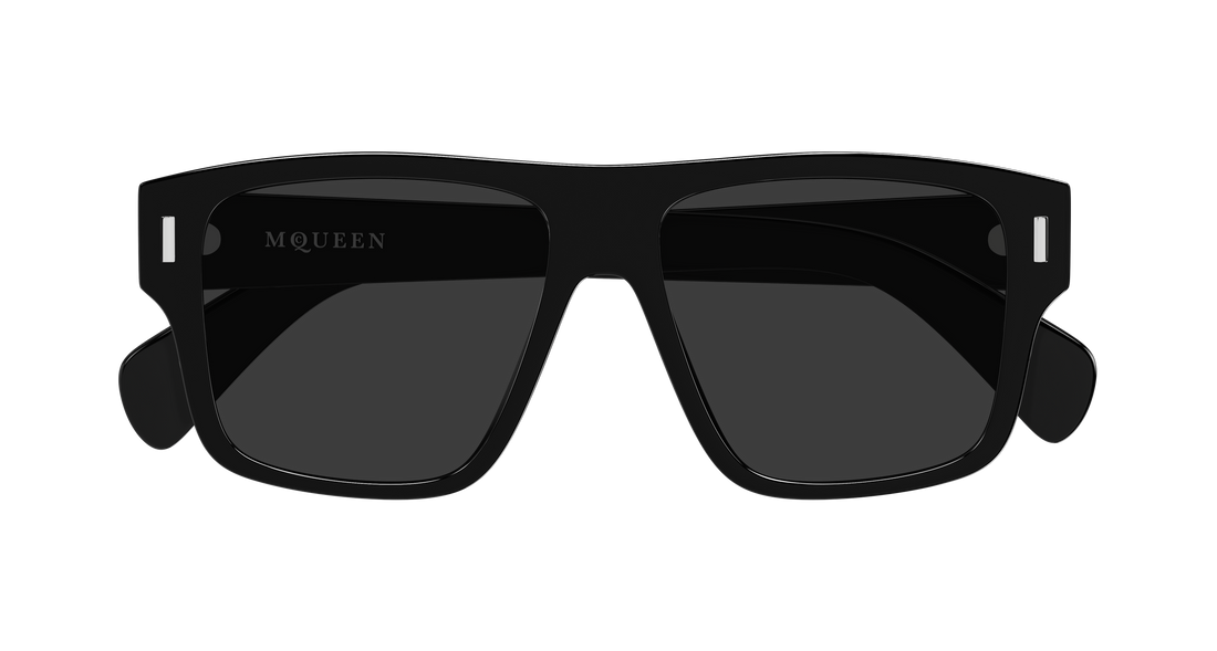 Sunglasses alexander mcqueen am0550s 001 negro rectangular / squared masculino size 55mm - Detailed view
