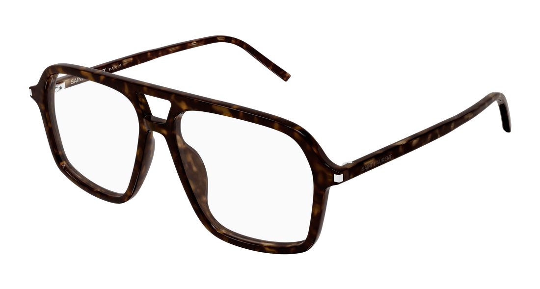 Lunettes de vue saint laurent sl 960 005 havana pilot/navigator femenino taille 55mm - Vue principale