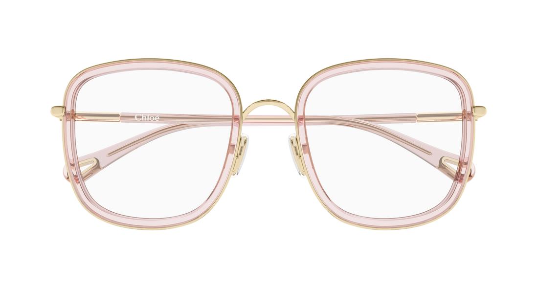 Occhiali da vista chloé ch0373o 005 dorado butterfly femenino taglia 53mm - Vista dettagliata