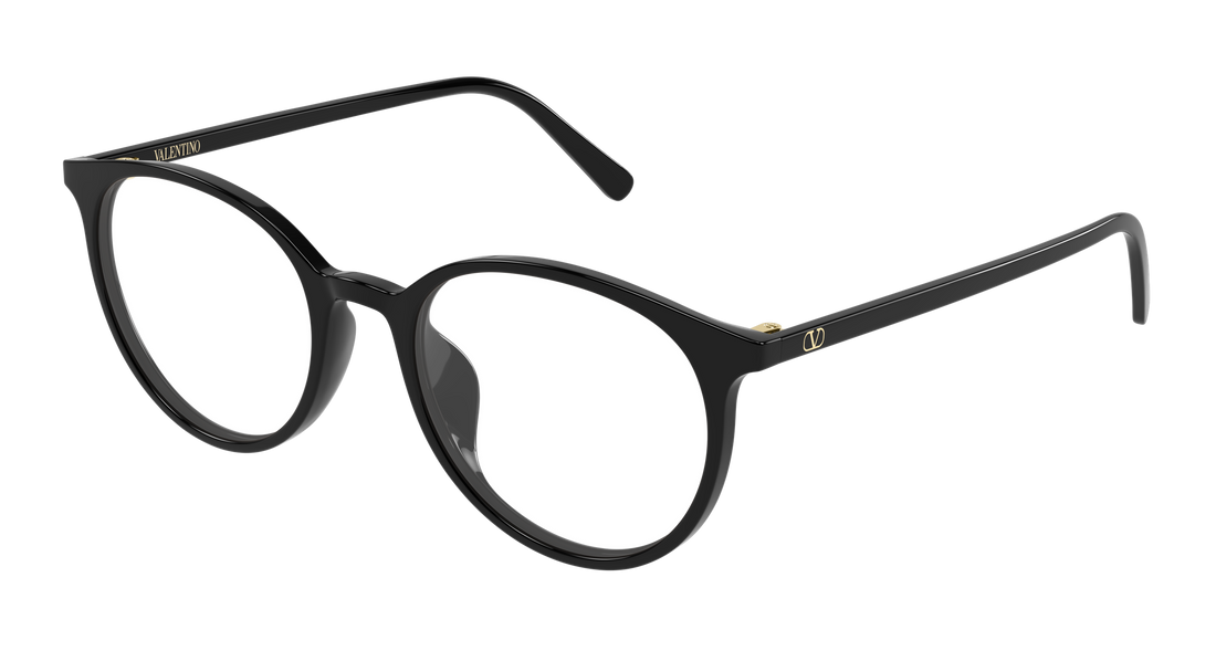 Lunettes de vue valentino vg0041ok 001 negro round/oval/panthos femenino taille 52mm - Vue principale