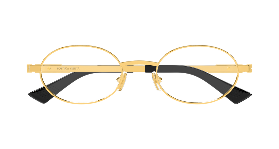 Sunglasses bottega veneta bv1470s 005 dorado round/oval/panthos unisex size 52mm - Detailed view