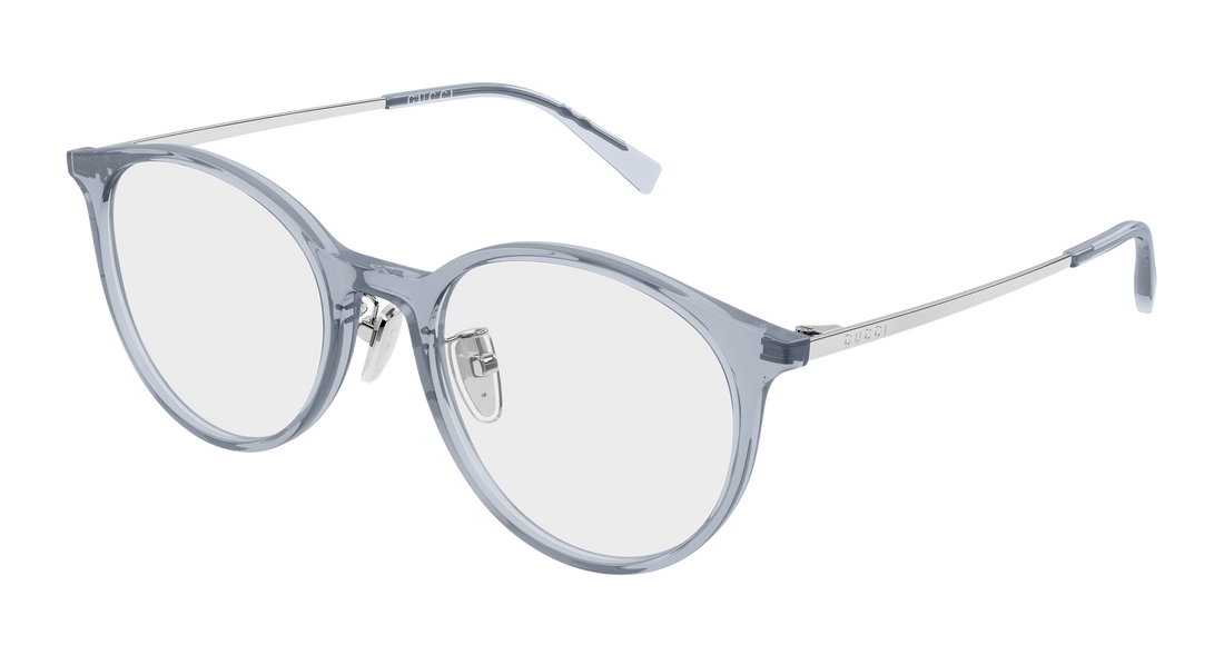 Occhiali da vista gucci gg2148oa 002 gris round/oval/panthos femenino taglia 53mm - Vista principale