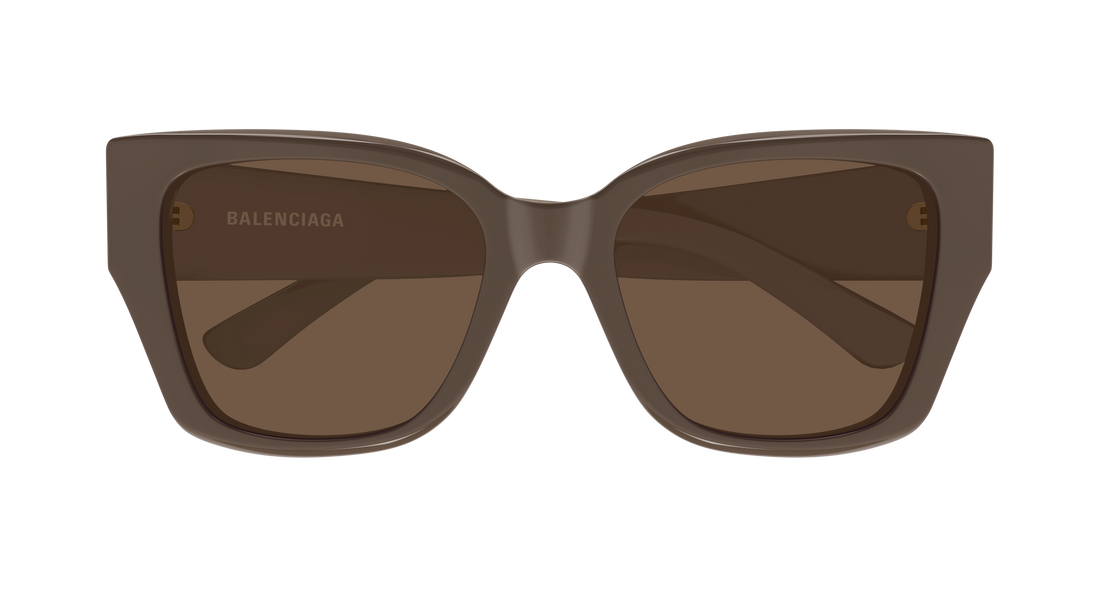 Lunettes de soleil balenciaga bb0474s 004 marron butterfly femenino taille 55mm - Vue détaillée