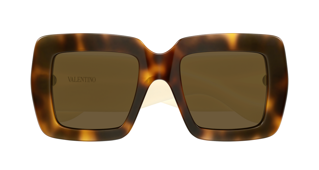 Sonnenbrillen valentino vg0056s 004 havana rectangular / squared femenino größe 51mm - Detailansicht
