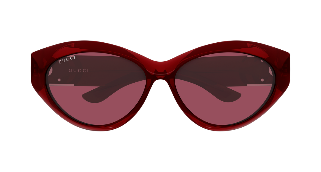 Solbriller gucci gg2269s 003 rojo cat eye femenino størrelse 64mm - Detaljeret visning