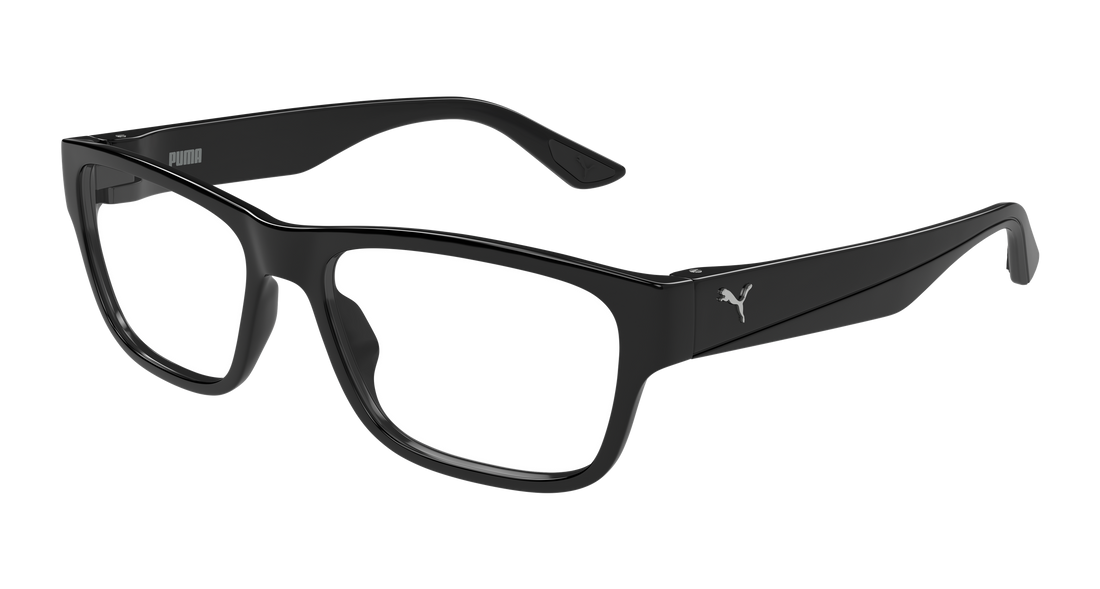 Prescription glasses puma pu0543o 001 negro rectangular / squared masculino size 56mm - Main view