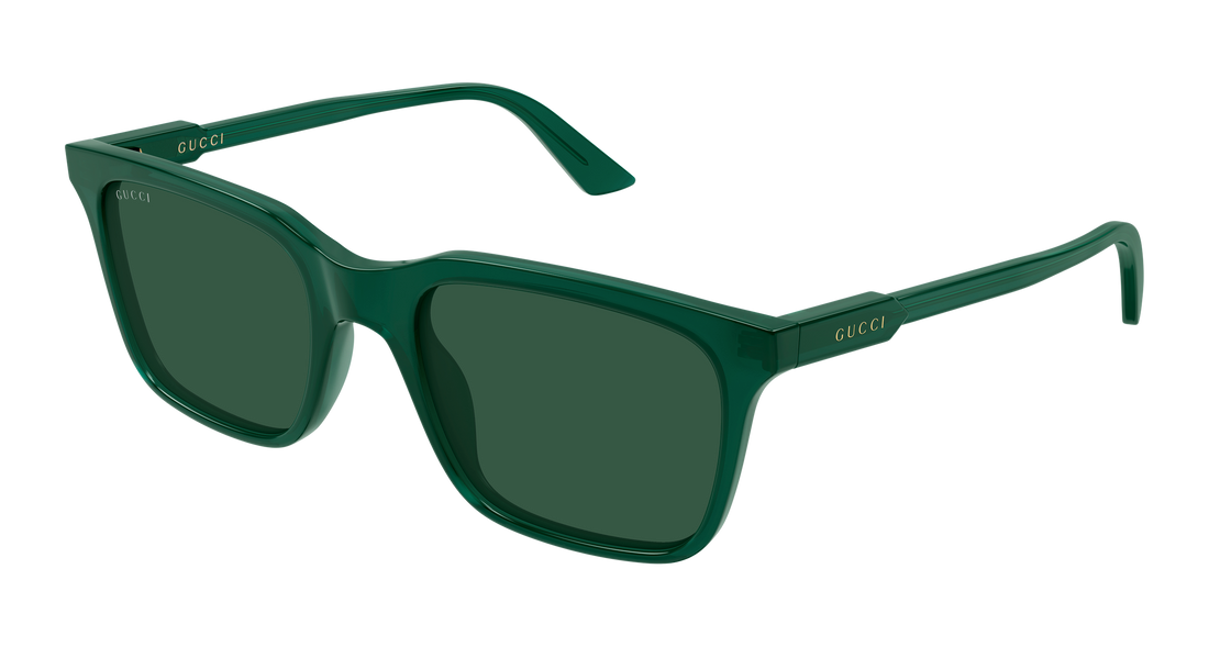 Sonnenbrillen gucci gg2114s 004 verde rectangular / squared masculino größe 53mm - Hauptansicht