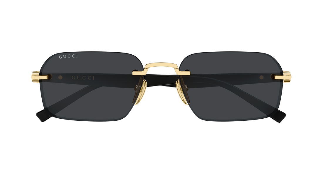 Sunčane naočale gucci gg2259s 001 dorado rectangular / squared masculino veličina 55mm - Detaljni prikaz