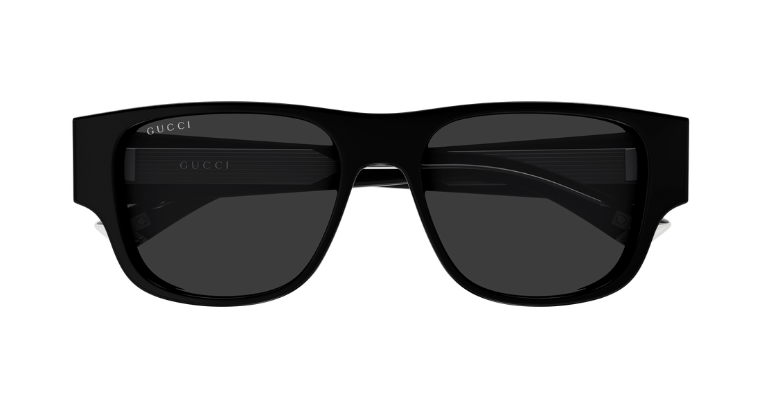 Occhiali da sole gucci gg2075s 001 negro rectangular / squared masculino taglia 54mm - Vista dettagliata