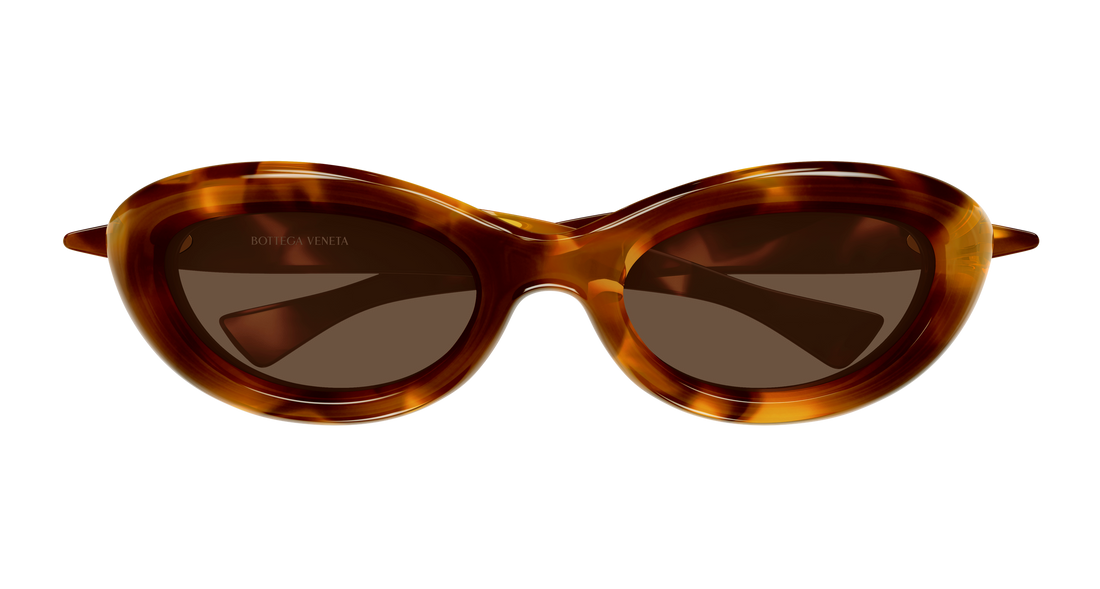 Okulary przeciwsłoneczne bottega veneta bv1484s 002 havana cat eye femenino rozmiar 54mm - Widok szczegółowy