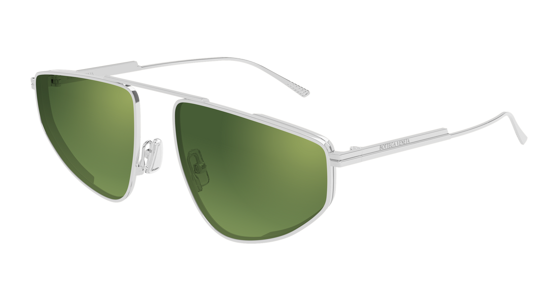 Sunglasses bottega veneta bv1466s 002 plateado pilot/navigator femenino size 59mm - Main view