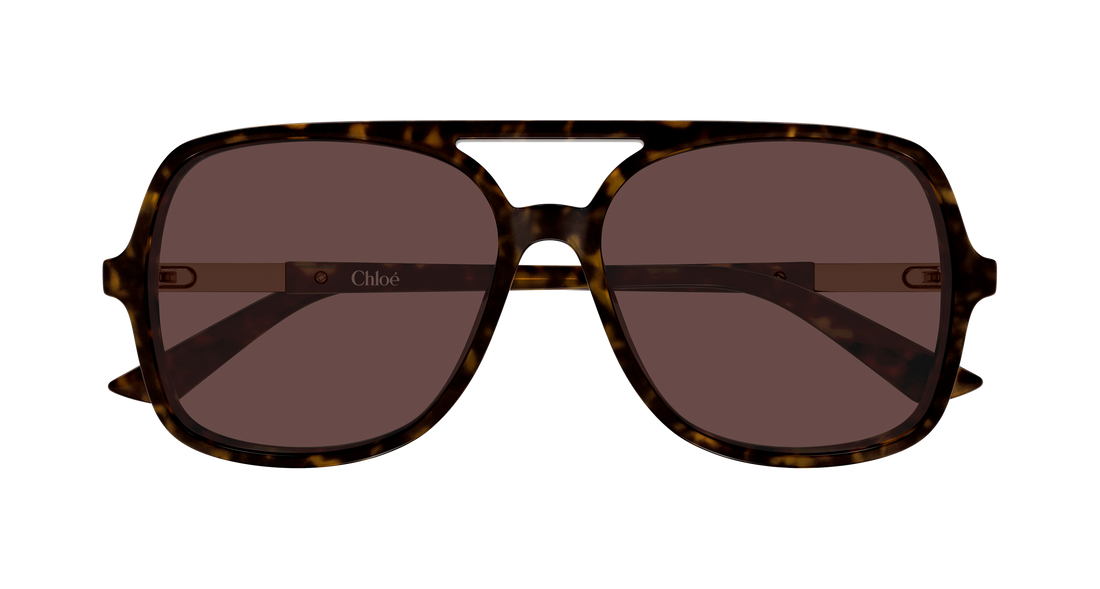 Sunčane naočale chloé ch0364s 002 havana pilot/navigator femenino veličina 57mm - Detaljni prikaz