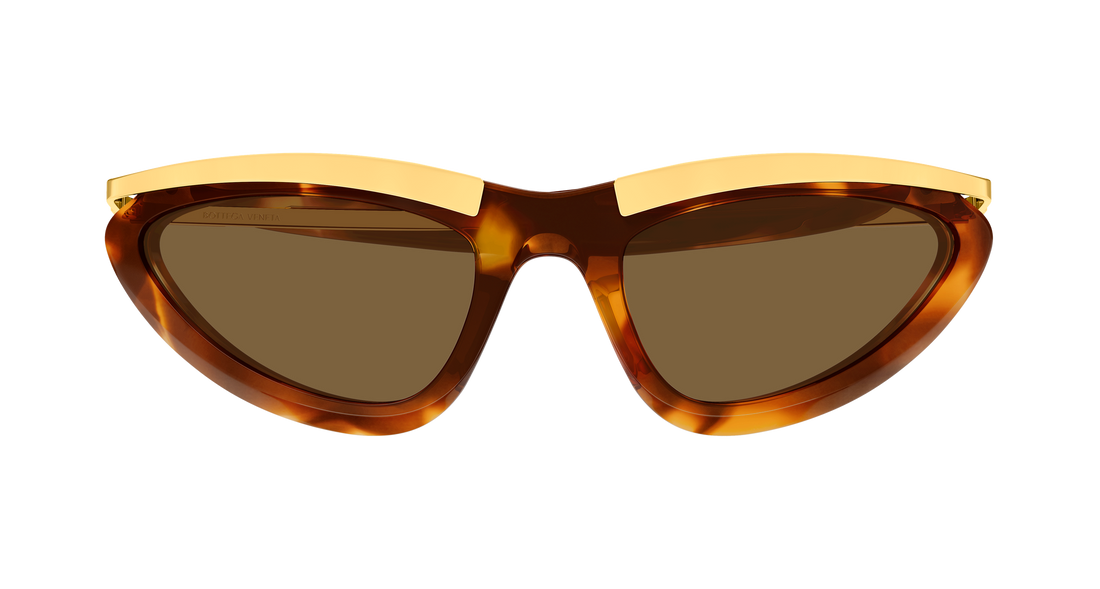 Sunglasses bottega veneta bv1477s 003 havana unisex size 58mm - Detailed view
