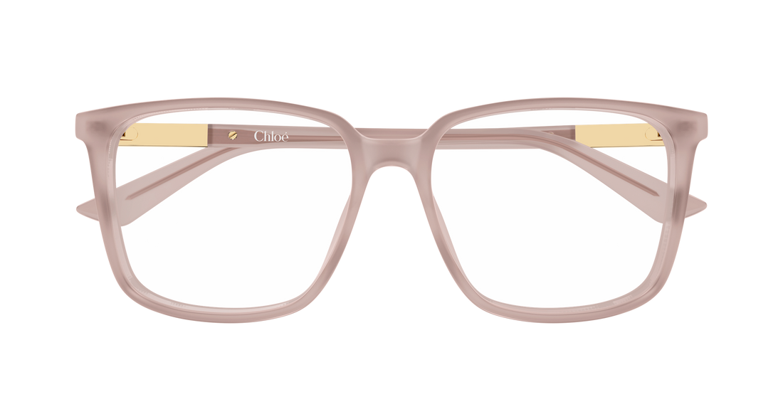 Briller chloé ch0369o 004 beige rectangular / squared femenino størrelse 55mm - Detaljeret visning