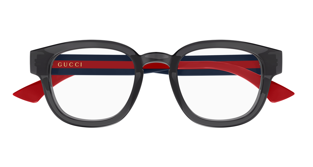 Occhiali da vista gucci gg1992o 008 gris round/oval/panthos masculino taglia 50mm - Vista dettagliata